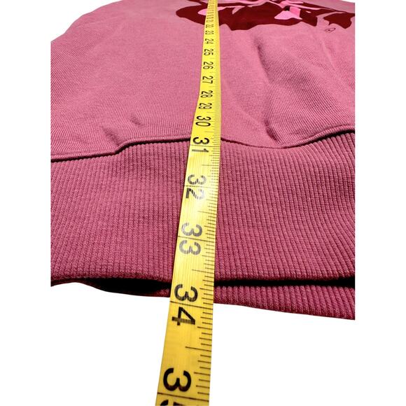 Zara X The Rolling Stones Pink Oversized Sweatshirt Dress Size 13/14 / Small - Picture 5 of 11